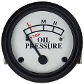 UJD41510   Oil Gauge-Dash Mount---White Face---Replaces AB1549R